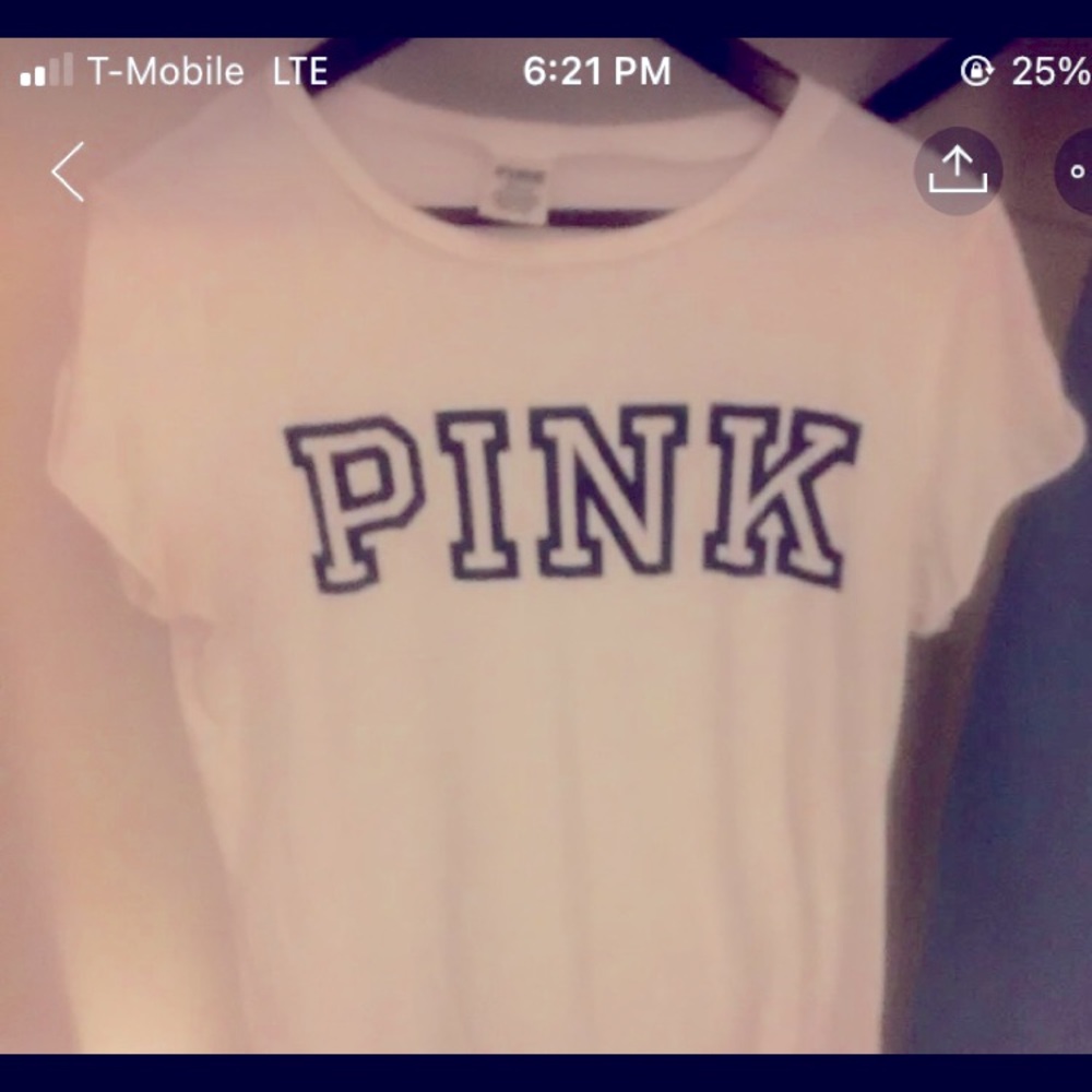 PINK Short Sleeveperfect crew Tee